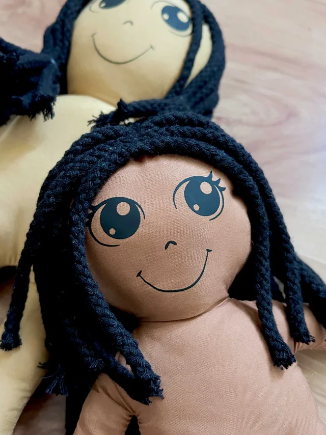 Handmade rag dolls